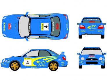 Subaru WRC Rallye Dekor 2002