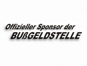 Offizieller Sponsor der Bußgeldstelle